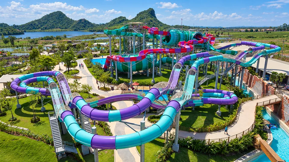Горки Aquacoaster в аквапарке Рамаяна